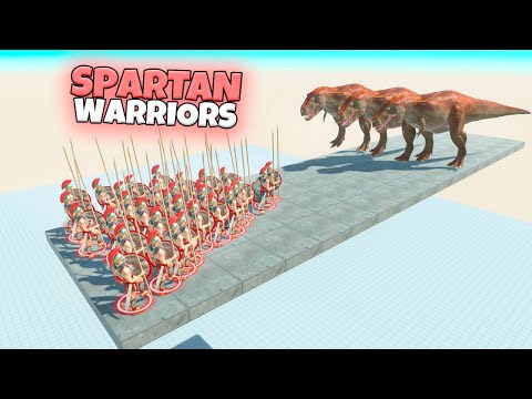 NEW SPARTAN WARRIORS DEFENDS SKY BRIDGE | ANIMAL REVOLT BATTLE SIMULATOR