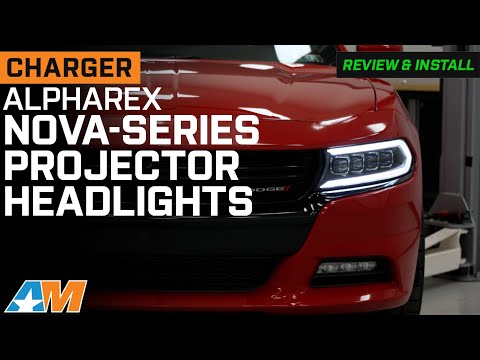 2015-2023 Charger AlphaRex NOVA-Series LED Projector Headlights Review & Install
