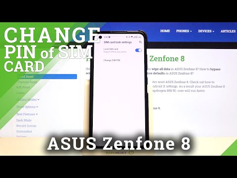 How to Set Up PIN for SIM Card in ASUS Zenfone 8 – Add PIN to SIM Card