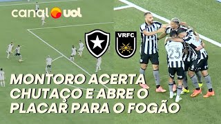 MONTORO ARRISCA DE LONGE E ABRE PLACAR PARA O BOTAFOGO CONTRA O VOLTA REDONDA! VEJA O GOL