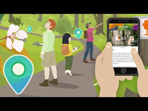 Träd in i Botaniska - introdução ao passeio