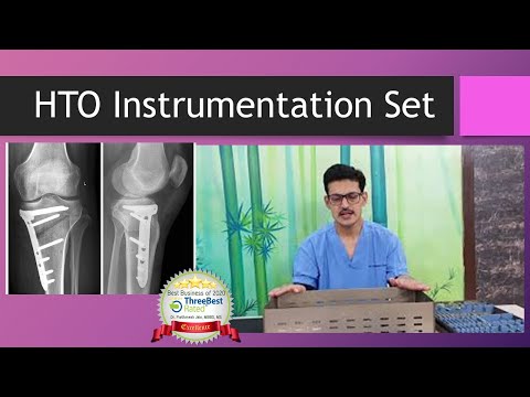 HIgh Tibial Osteotomy (HTO) Instrumentation set Demonstration English
