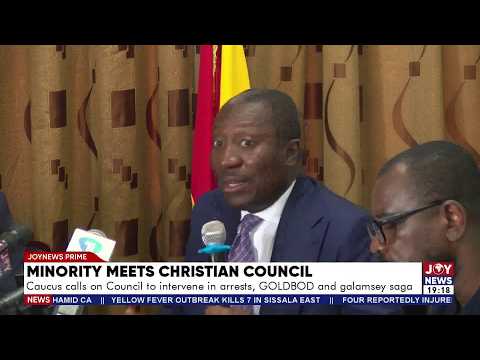 Caucus calls on Council to intervene in arrests, GOLDBOD and galamsey saga |Joy News Prime(6-10-26)