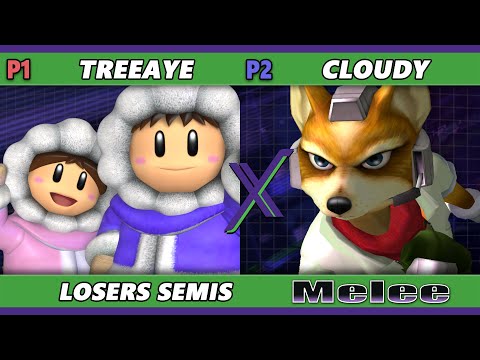 S@X 512 Losers Semis - Cloudy (Fox) Vs. Treeaye (Ice Climbers) Smash Melee - SSBM