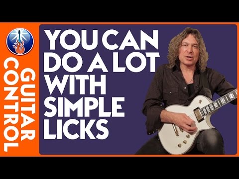 You Can Do a Lot with Simple Licks - Guitar Lesson With Joey Tafolla