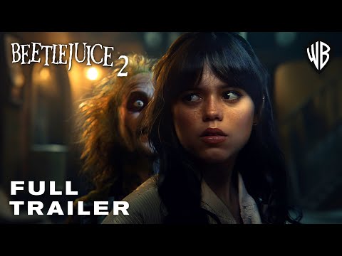 , title : 'BEETLEJUICE 2 – Full Trailer | Jenna Ortega, Michael Keaton (2024) Warner Bros'