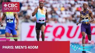 Diamond League record set in men's 400m at Diamond League meet in Paris | #CBCSports