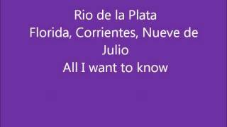 Glee - Buenos Aires - Lyrics