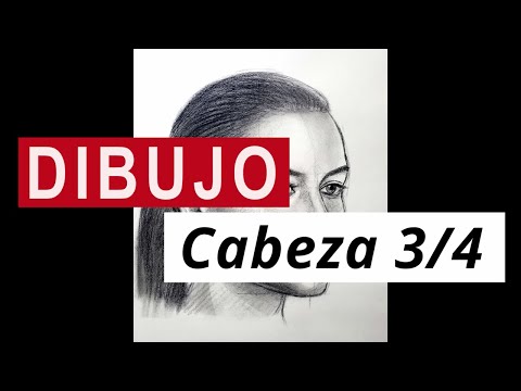 Cómo Dibujar un ROSTRO en Tres Cuartos 3/4 Paso a Paso
