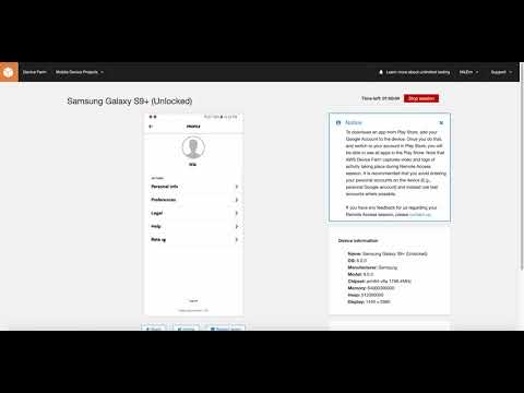AWS Dabbl app testing