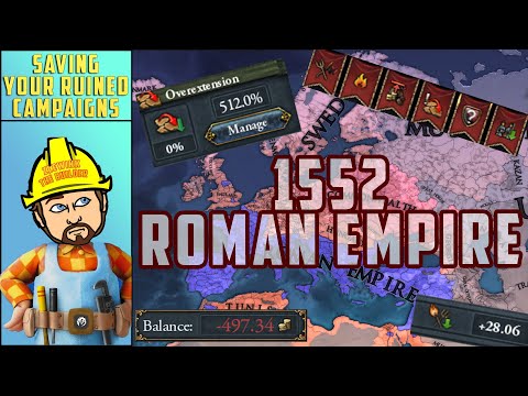 [EU4] This 1552 Roman Empire is a complete Disaster - Saving your ruined campaigns /w Florryworry