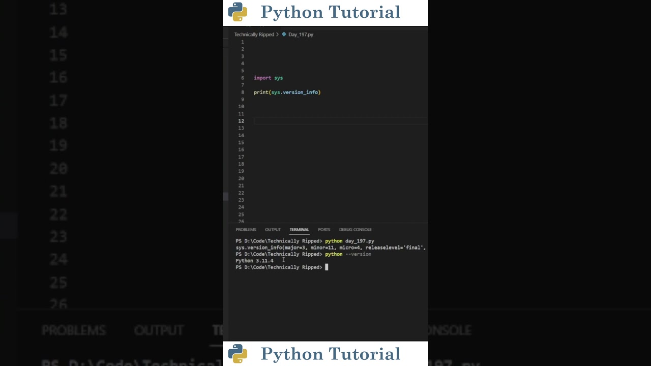 How to Check Your Python Version | Python Tutorial