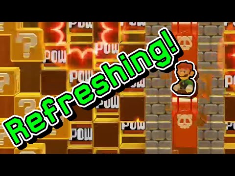 It's "Refreshing"! - Imagine a Red POW - Super Mario Maker 2 Troll