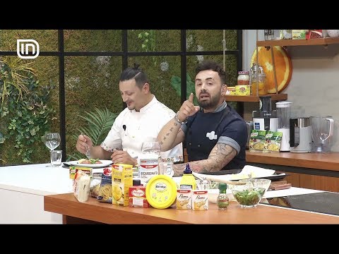 Kripe dhe Piper 07062017 - Merluc ne pastella me krem kungulli dhe bizele