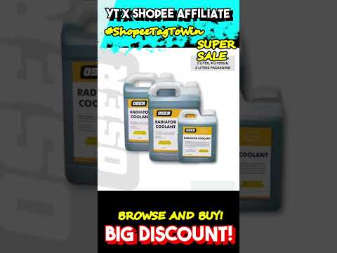 5 Liters Green Antifreeze Radiator Coolant Ready-To-Use. | #shopeetagtowin #ShopeeTagToWin