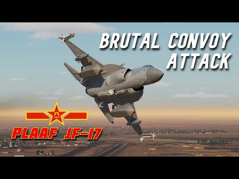 DCS | How To Brutally Destroy Enemy Convoy | JF-17