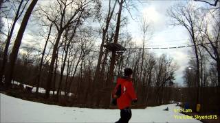 preview picture of video 'GoPro: Spring Mountain Snowboarding 2/25/2012'