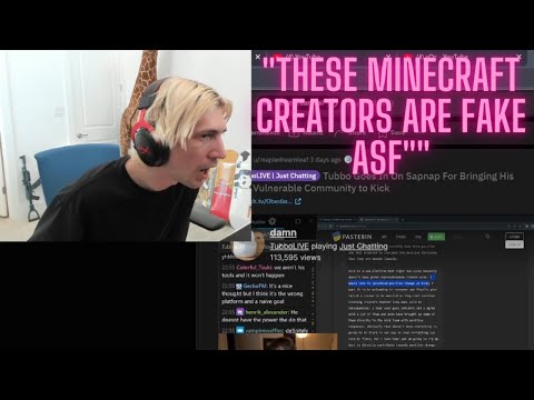 xQc exposes Minecraft streamers