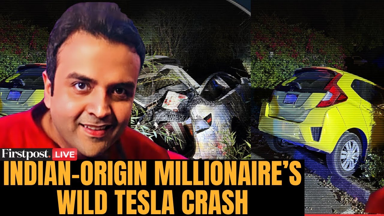LIVE: Indian-Origin Millionaire Crashes Tesla After Alleged Fire Attempt at Winery | N18G