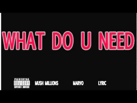 What Do u Need - (Mush Millions Feat Marvo and Lyric)
