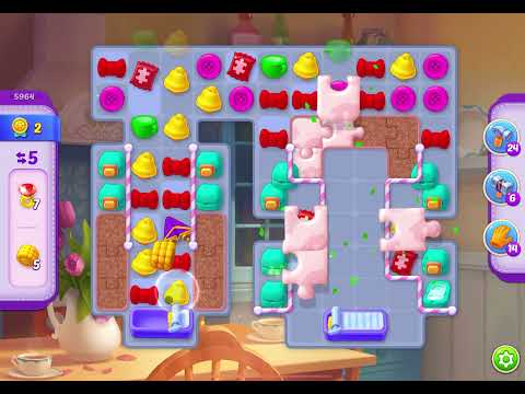 HomeScapes Level 5964 no boosters (12 moves)