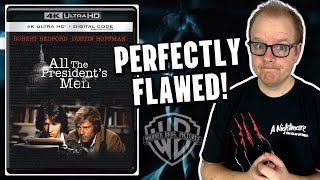 All The President's Men (1976) 4K UHD Review | Warner Bros | The FLAWS Are For The FANS!