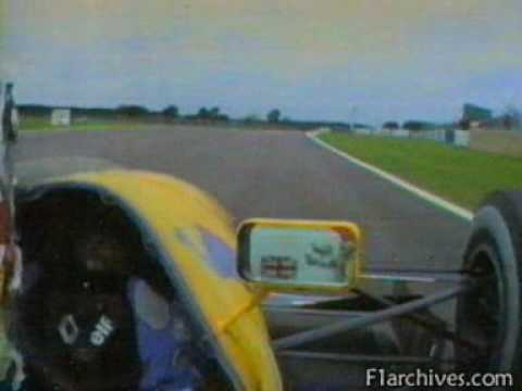 F1 OnBoard 1991 Silverstone Nigel Mansell Williams Renault