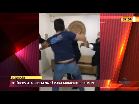 Políticos se desentendem e se agridem na Câmara de Timon 03 03 2021