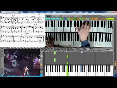 Misty - Richard "Groove" Holmes. Organ Cover  Score Sheetmusic Backtrack Tutorial Hammond XK5