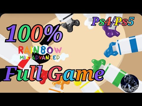 Rainbow Mix Advanced / Full Game 100% Walkthrough (Ps5)