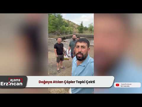 Doğaya Atılan Çöpler Tepki Çekti