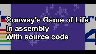 C64 - Conway's Game of Life with source code (6502/6510)