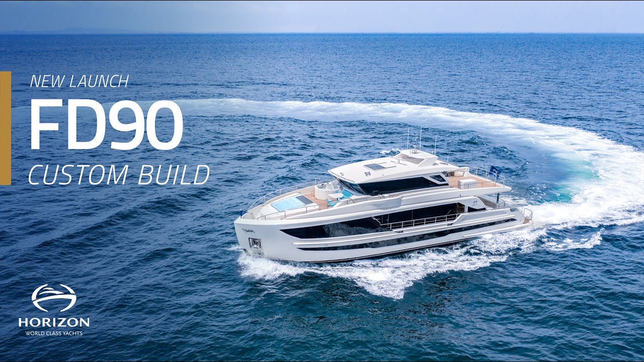 The Highly Customized Horizon FD90 Motor Yacht