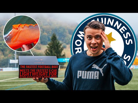Dieser Fußballschuh hält einen Weltrekord!