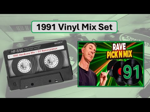 🎧 💥 1991 Hardcore Rave Vinyl Mix Set  (From the '91 'Pick n Mix' Episode)