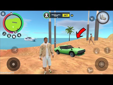 Vegas Crime Simulator 2 (Find Green Roadster Car in Desert) Vegas Fly Airplane - Android Gameplay HD