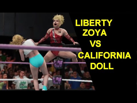 GLOW 1985 Liberty Zoya vs California Doll - Knockout Match