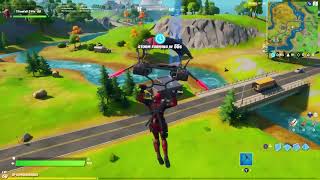 Fortnite: Search a Golden Llama Between a Junk Yard, Gas Station and RV Campsite