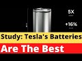 Tesla Has The Best Battery Out of 7 Competing Electric Vehicle Batteries