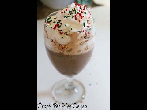 Making Hot Cocoa in the crockpot