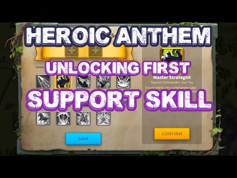 ROK - Heroic Anthem - Unlocking My First Support Skill!