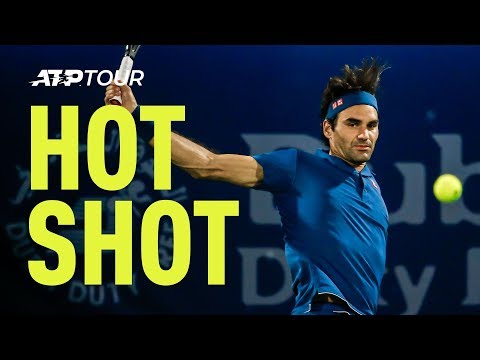 Hot Shot: Federer Strikes Winner For Set Point At Dubai 2019