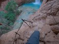 Descent Of Mooney Falls POV Havasupai