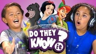 DO KIDS KNOW CLASSIC DISNEY SONGS? (REACT: Do They Know It?)