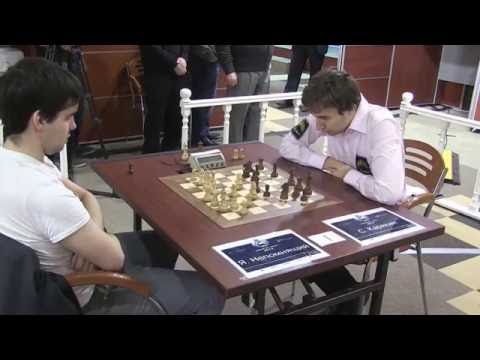 2013-02-14 GM Nepomniachtchi - GM Karjakin RAPID Aeroflot open