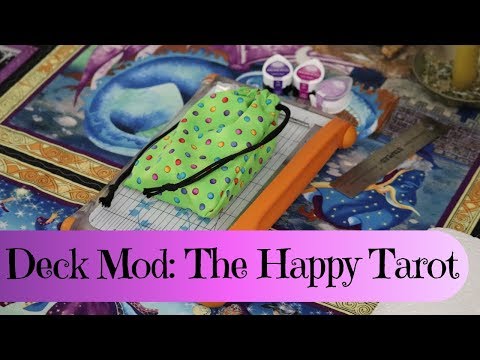 Deck Mod: The Happy Tarot Trim & Multi-colored Edge