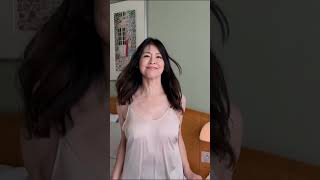 ノーブラでひたすらジャンプしてみた【スローモーション】