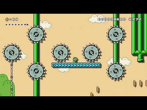 Blue Platform Jumper by きあみふ 🍄 Super Mario Maker 2 ✹Switch✹ #app