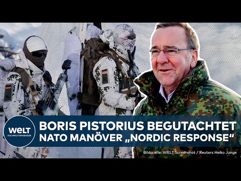 NORWEGEN: Verteidigungsminister Boris Pistorius besucht Nato Manöver Nordic Response