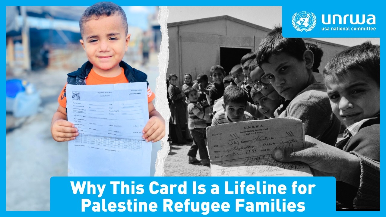Why This Card Is a Lifeline for Palestine Refugee Families